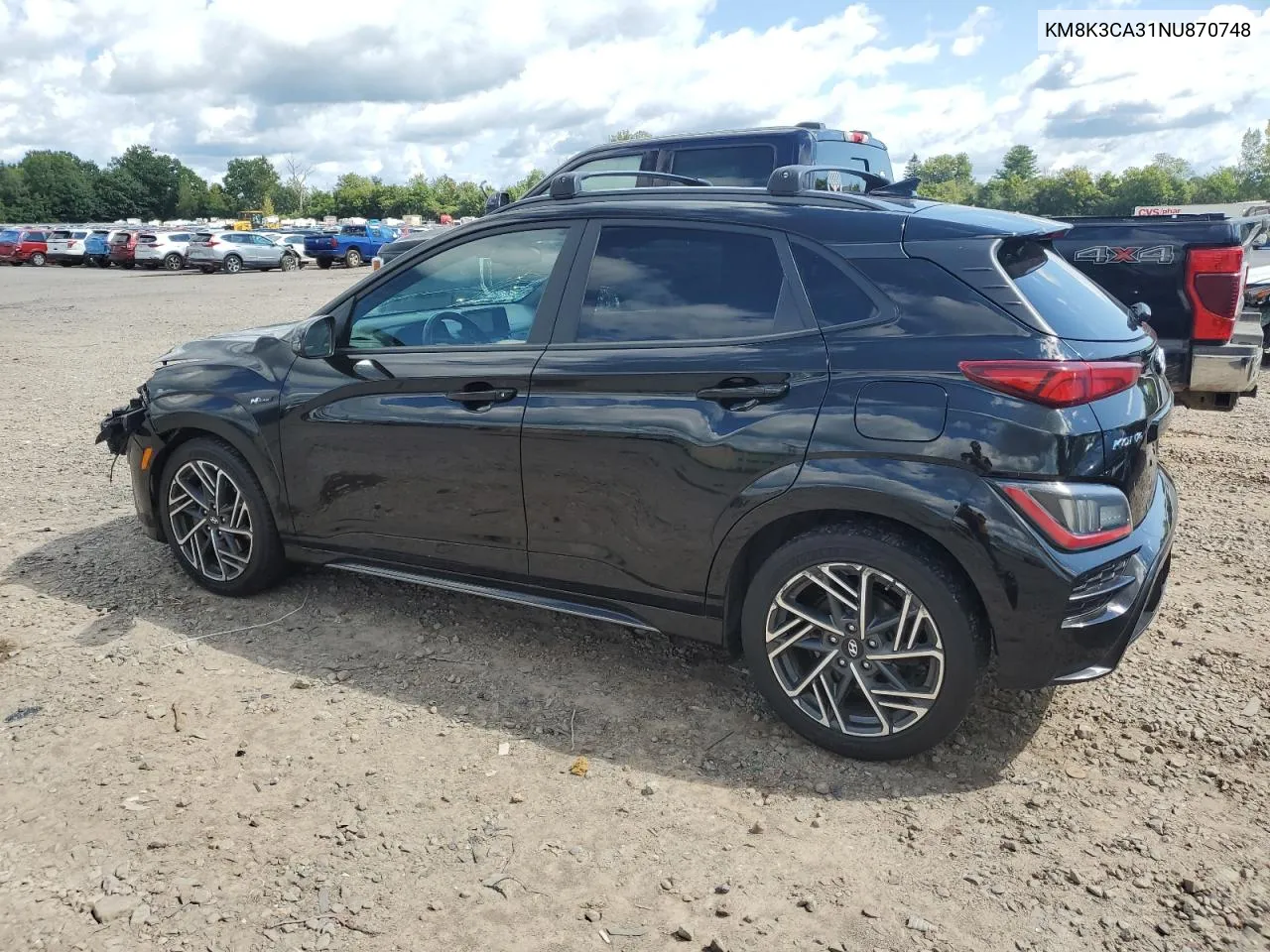 KM8K3CA31NU870748 2022 Hyundai Kona N Line