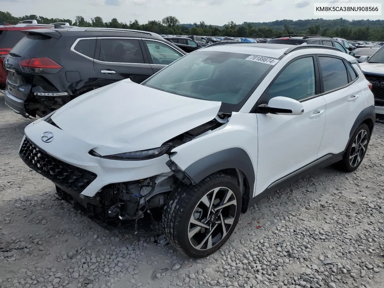 KM8K5CA38NU908566 2022 Hyundai Kona Limited