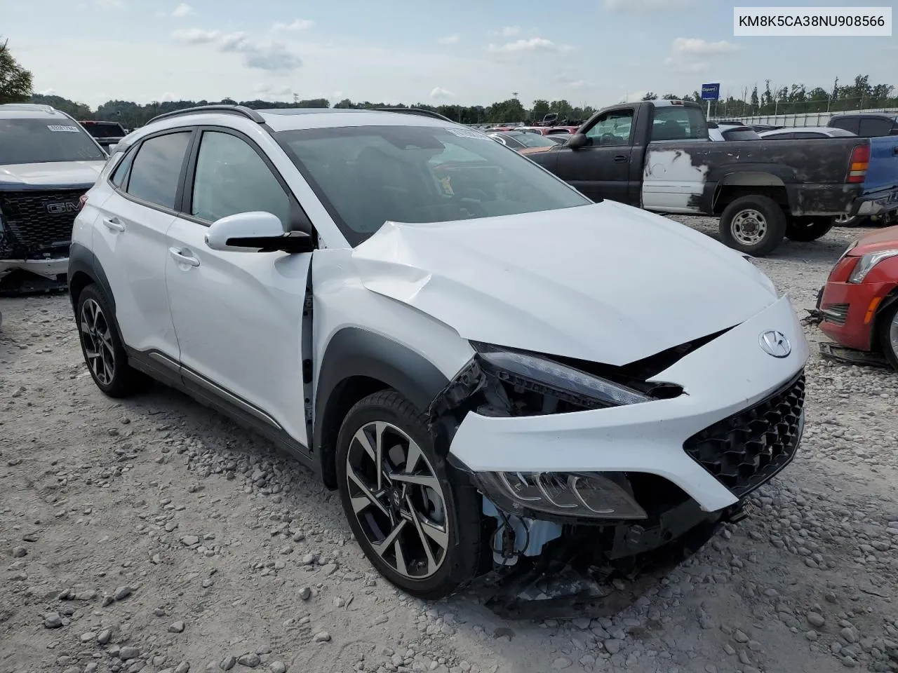 KM8K5CA38NU908566 2022 Hyundai Kona Limited