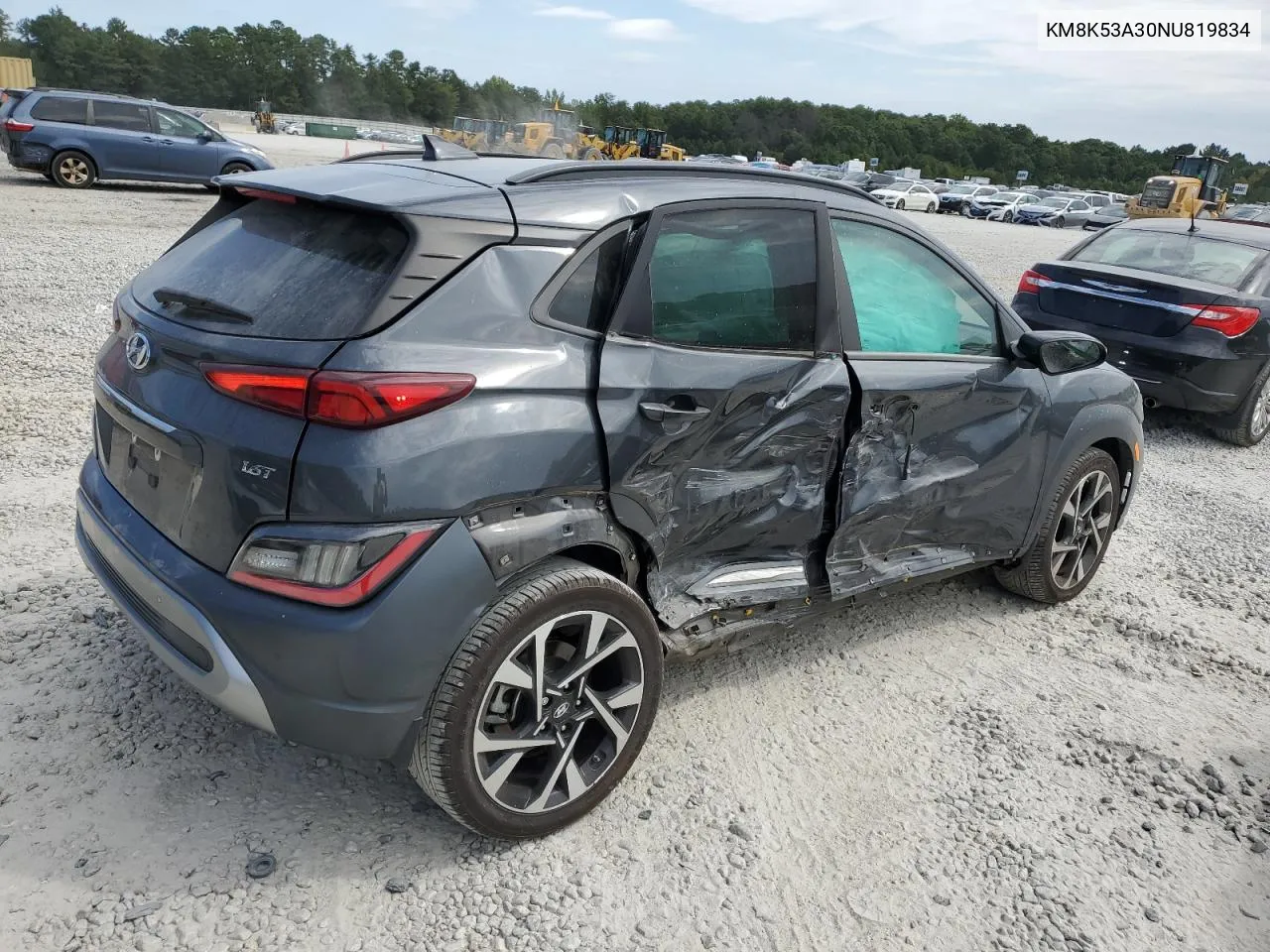 KM8K53A30NU819834 2022 Hyundai Kona Limited