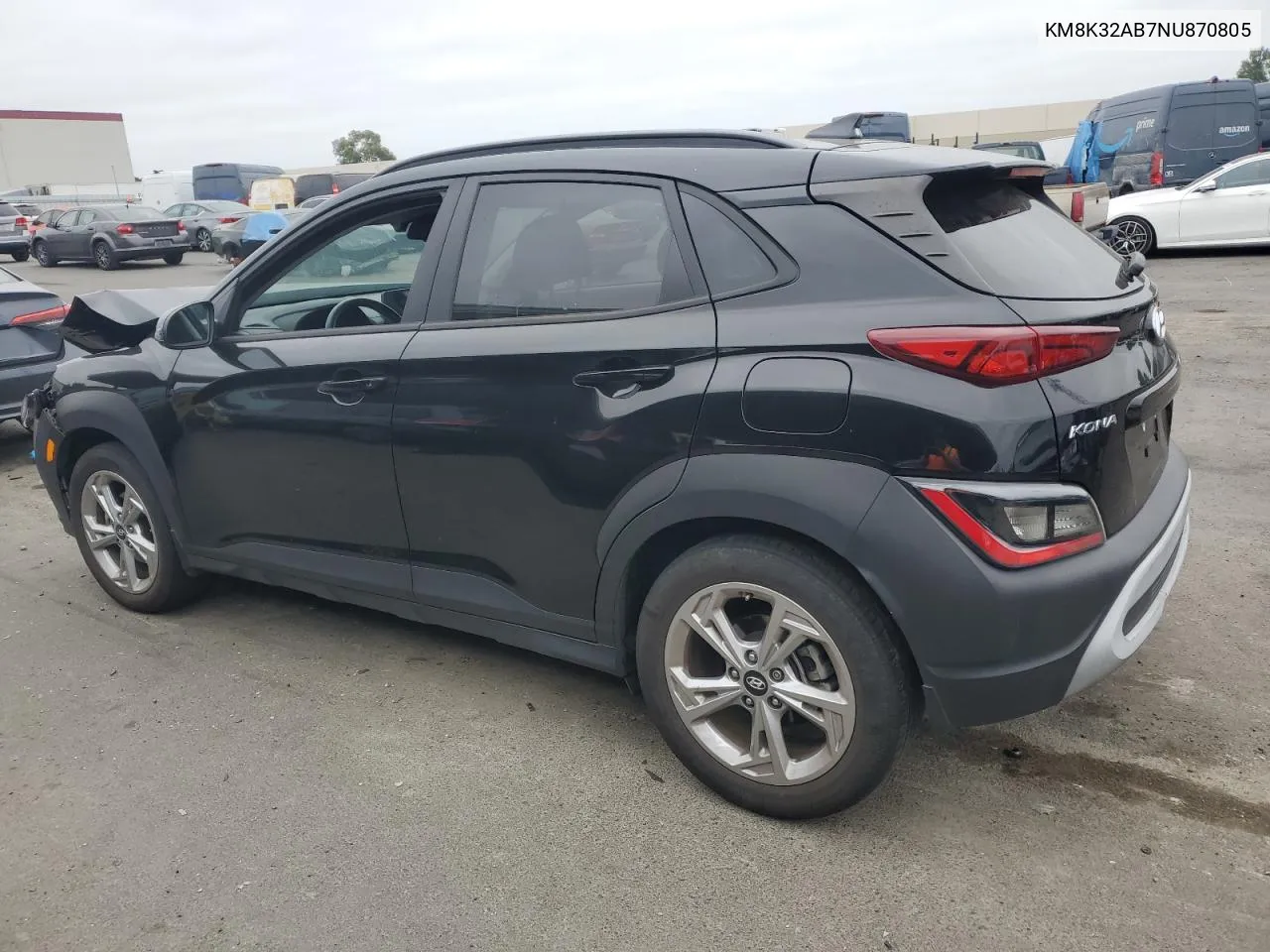 2022 Hyundai Kona Sel VIN: KM8K32AB7NU870805 Lot: 70866854