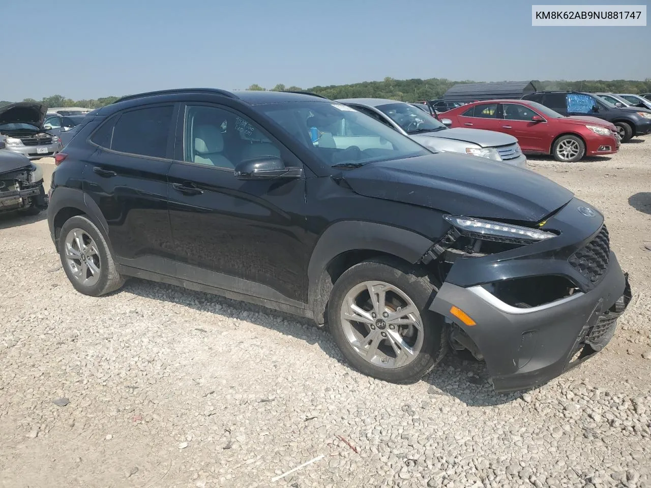 KM8K62AB9NU881747 2022 Hyundai Kona Sel