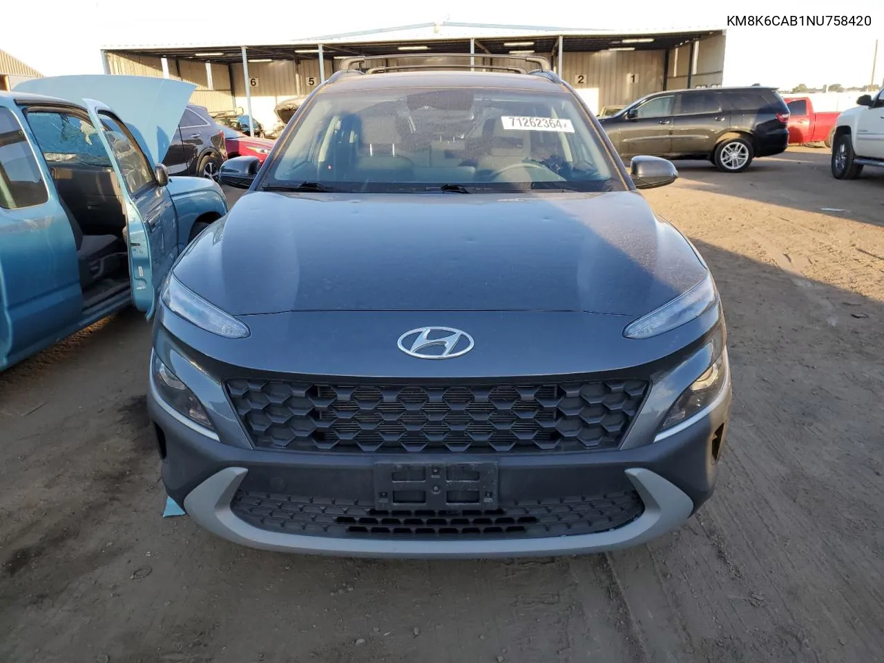 KM8K6CAB1NU758420 2022 Hyundai Kona Sel