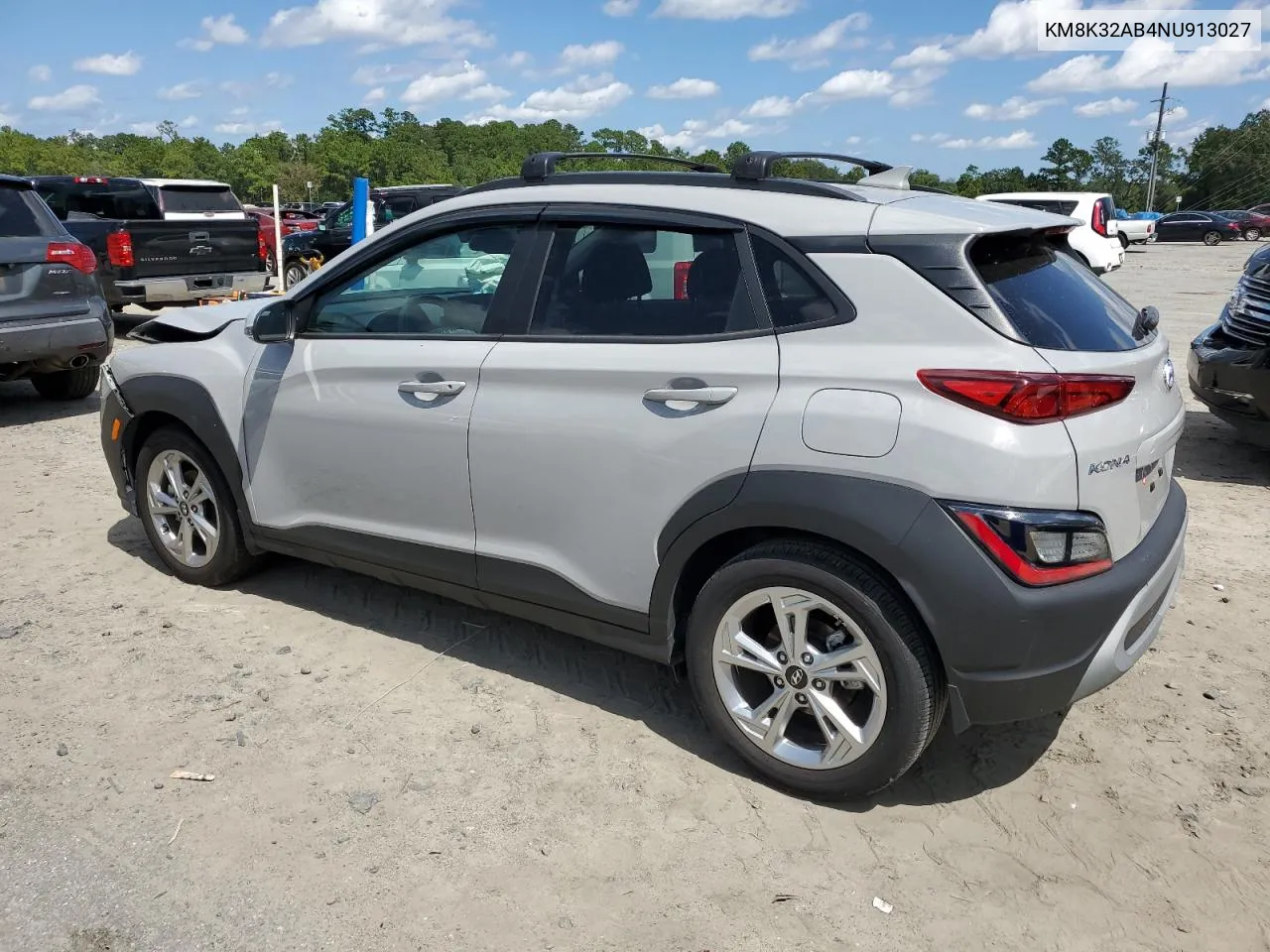 2022 Hyundai Kona Sel VIN: KM8K32AB4NU913027 Lot: 71272844