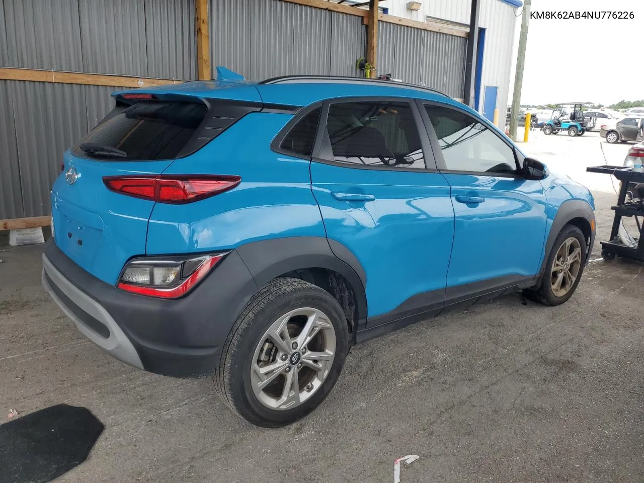 2022 Hyundai Kona Sel VIN: KM8K62AB4NU776226 Lot: 71449014