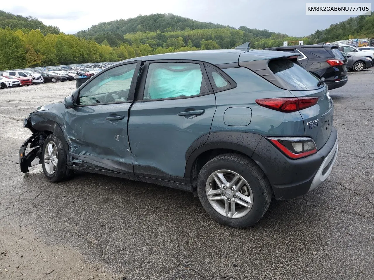 KM8K2CAB6NU777105 2022 Hyundai Kona Sel