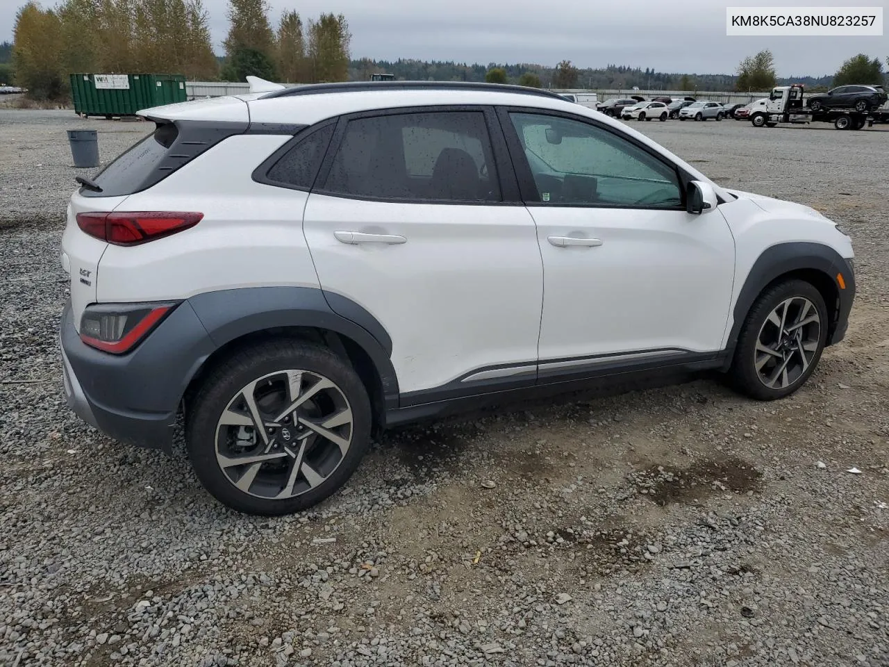 2022 Hyundai Kona Limited VIN: KM8K5CA38NU823257 Lot: 72295084