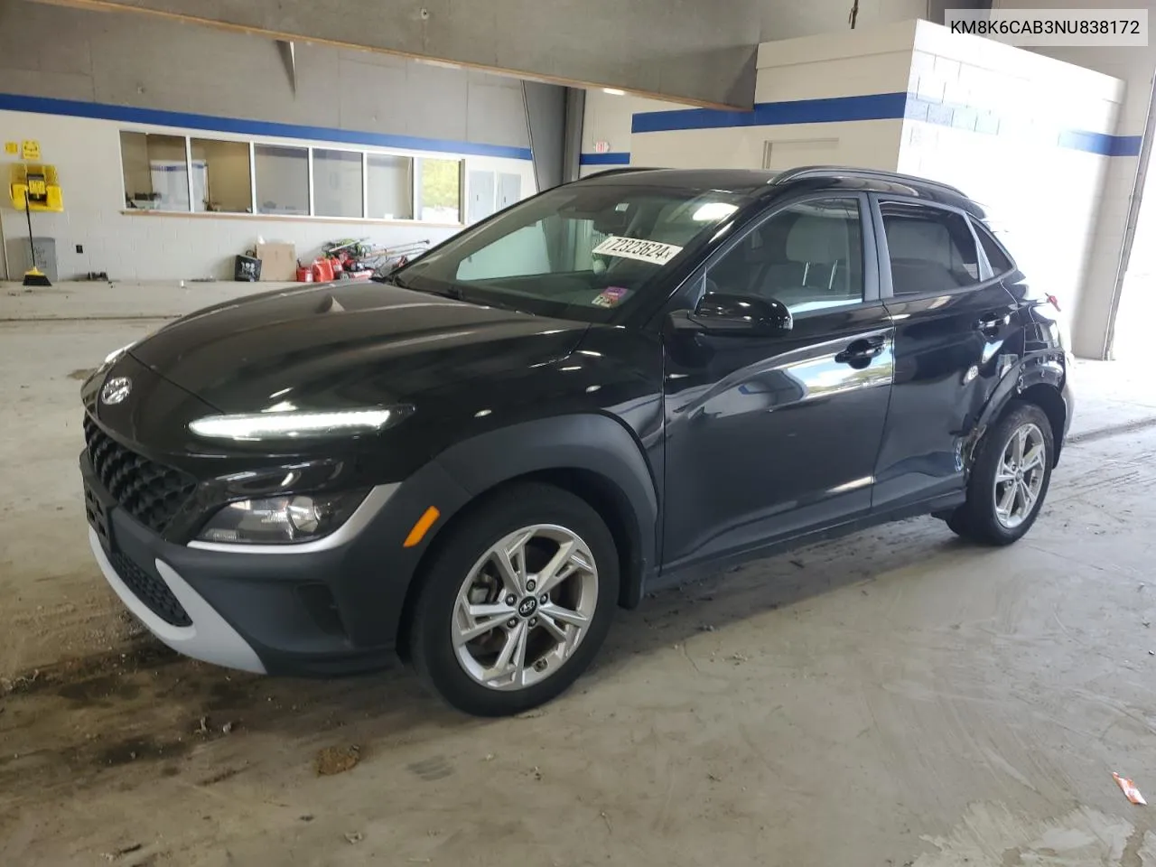 2022 Hyundai Kona Sel VIN: KM8K6CAB3NU838172 Lot: 72323624