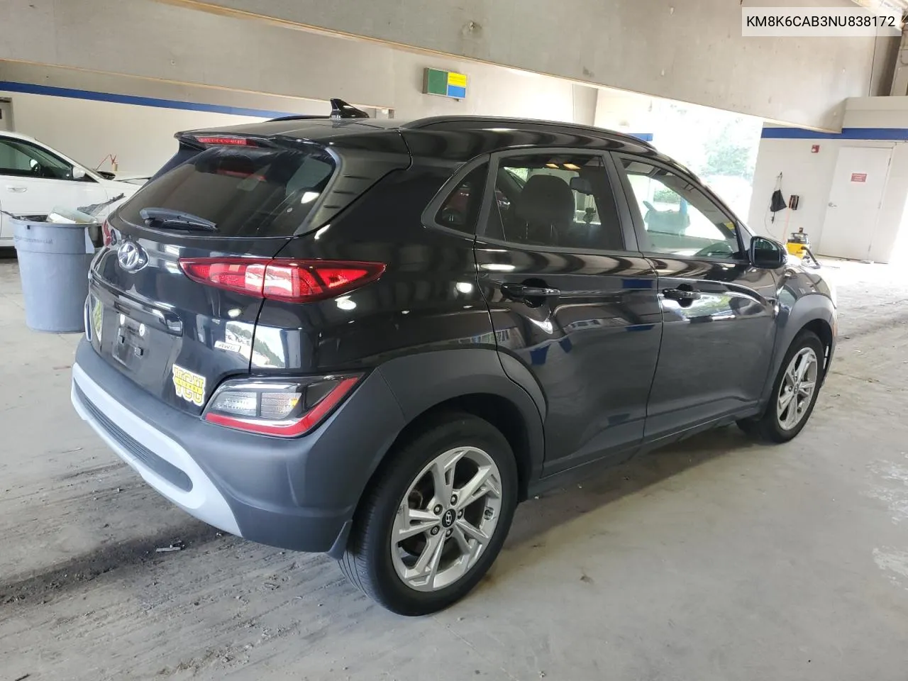 2022 Hyundai Kona Sel VIN: KM8K6CAB3NU838172 Lot: 72323624