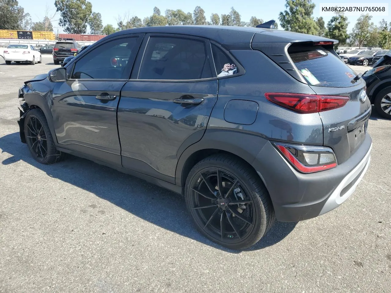 2022 Hyundai Kona Sel VIN: KM8K22AB7NU765068 Lot: 72569184