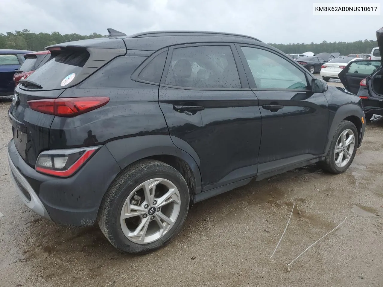 2022 Hyundai Kona Sel VIN: KM8K62AB0NU910617 Lot: 73091324