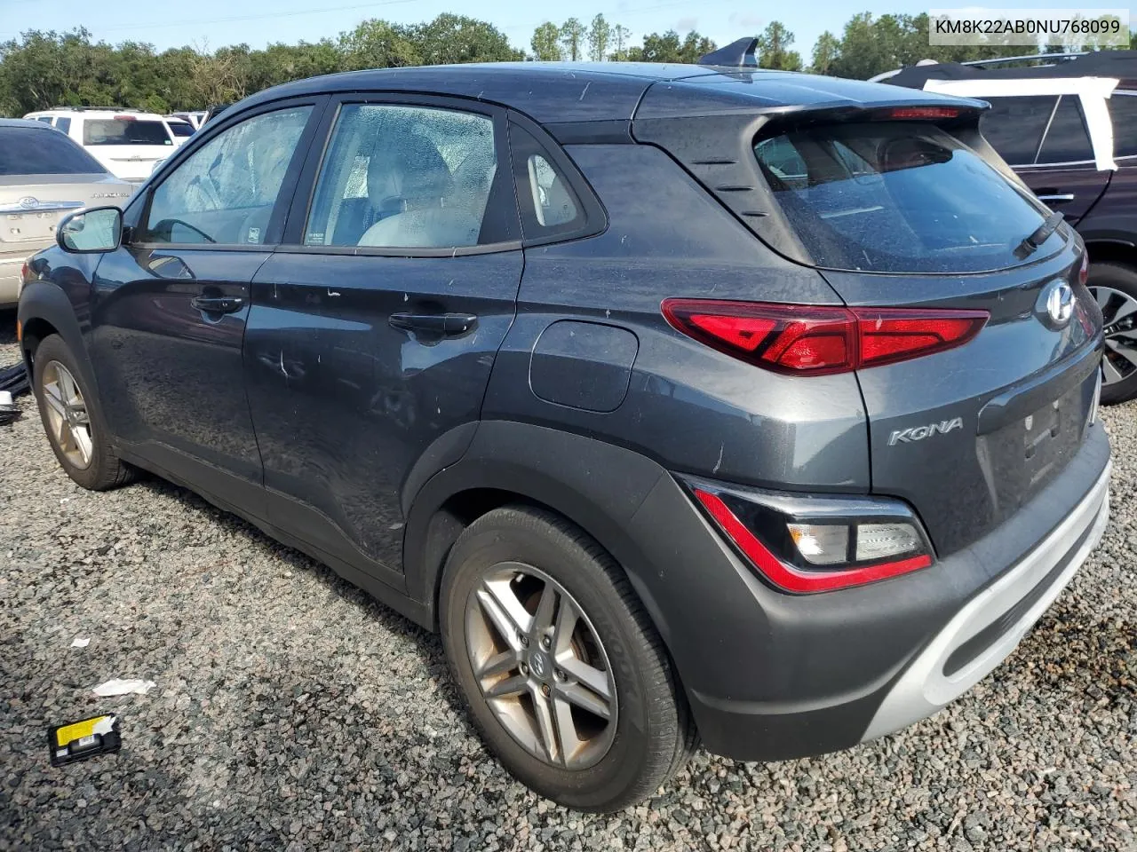 KM8K22AB0NU768099 2022 Hyundai Kona Sel