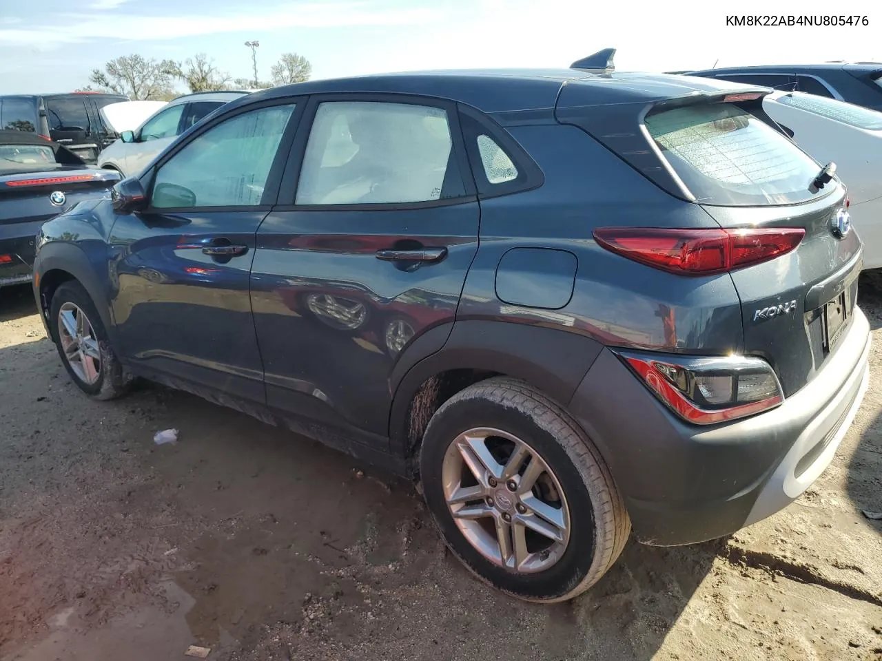 2022 Hyundai Kona Sel VIN: KM8K22AB4NU805476 Lot: 74182684