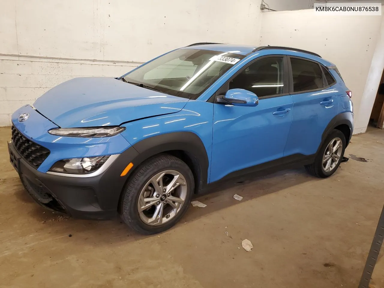 2022 Hyundai Kona Sel VIN: KM8K6CAB0NU876538 Lot: 74333074