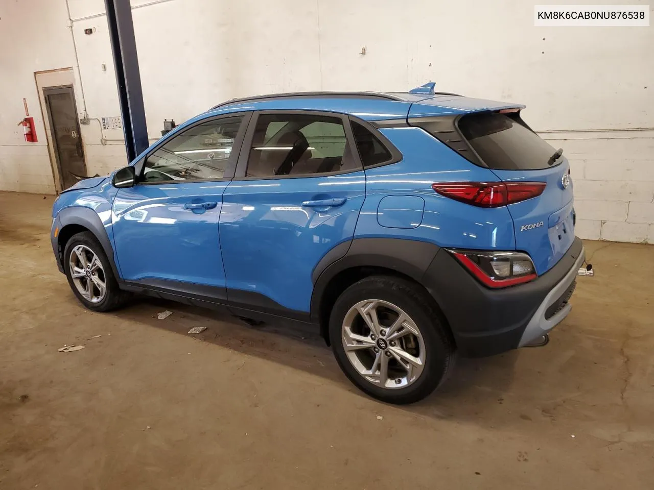 2022 Hyundai Kona Sel VIN: KM8K6CAB0NU876538 Lot: 74333074