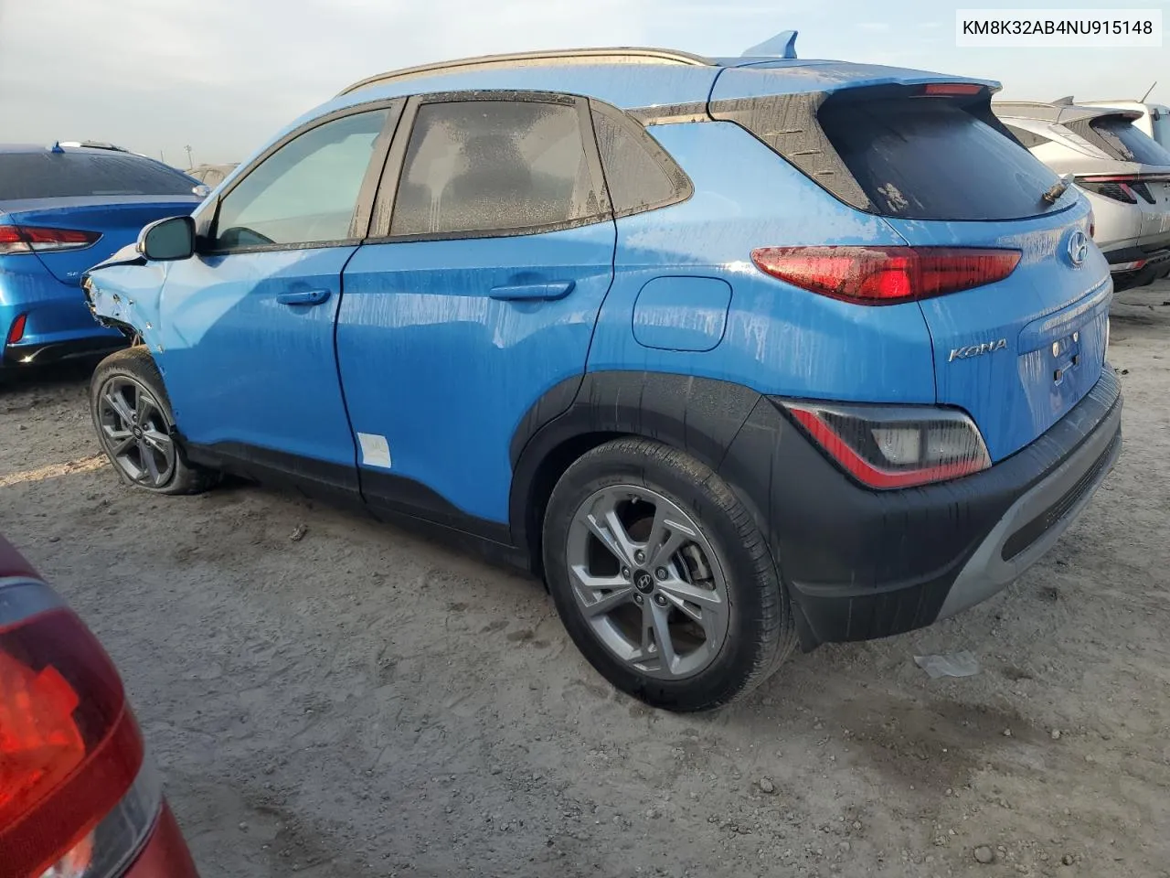 2022 Hyundai Kona Sel VIN: KM8K32AB4NU915148 Lot: 74826344