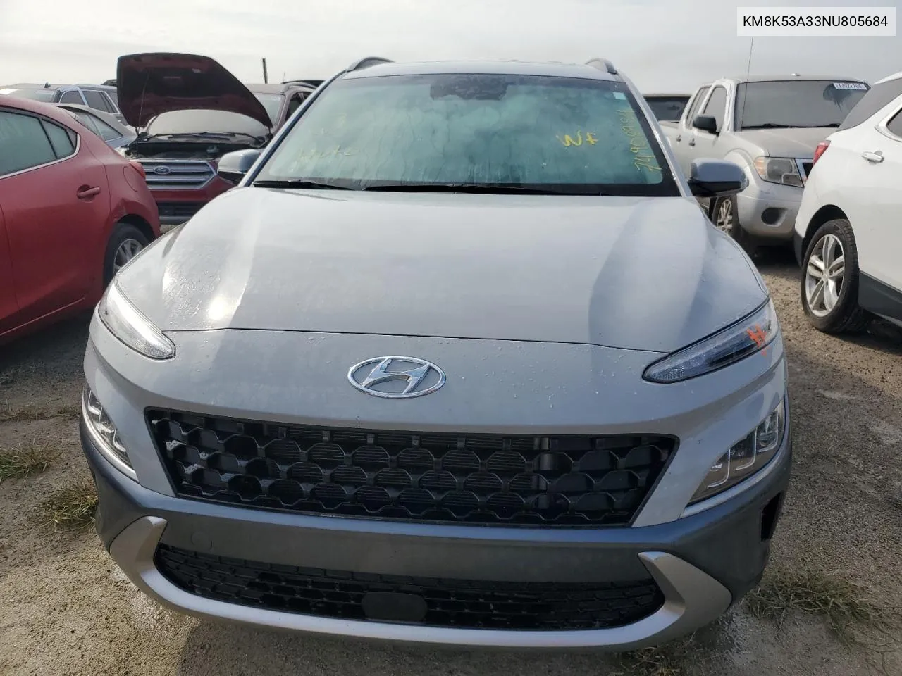 2022 Hyundai Kona Limited VIN: KM8K53A33NU805684 Lot: 74908984