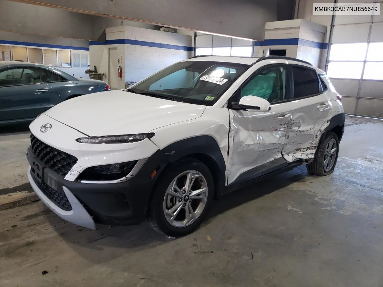 2022 Hyundai Kona Sel VIN: KM8K3CAB7NU856649 Lot: 75470124