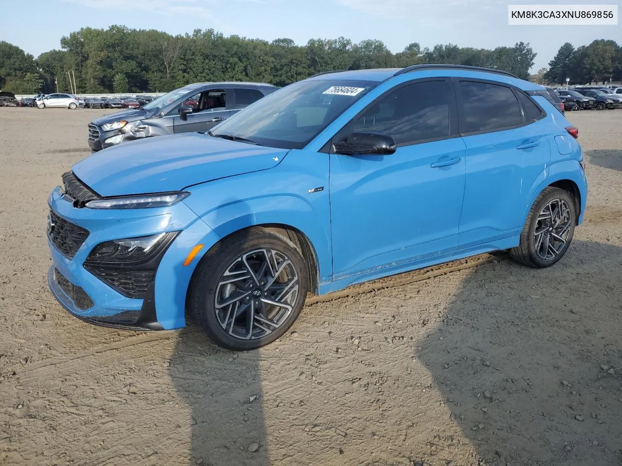 2022 Hyundai Kona N Line VIN: KM8K3CA3XNU869856 Lot: 75664604