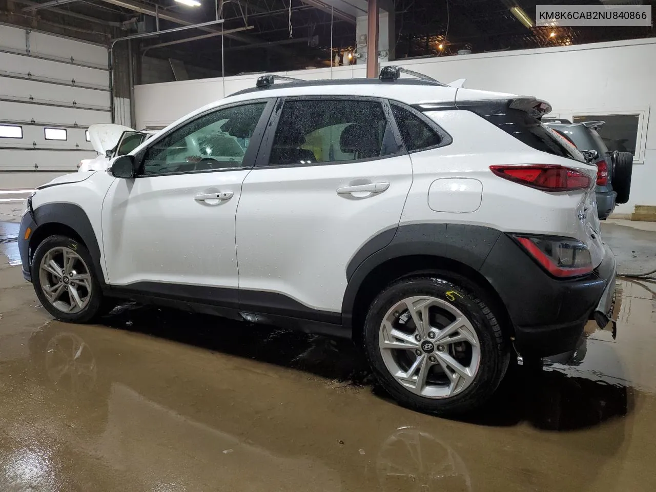 2022 Hyundai Kona Sel VIN: KM8K6CAB2NU840866 Lot: 75720554