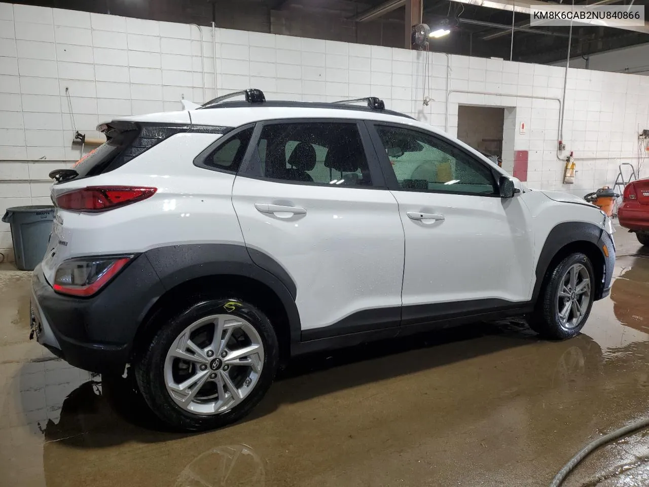 2022 Hyundai Kona Sel VIN: KM8K6CAB2NU840866 Lot: 75720554