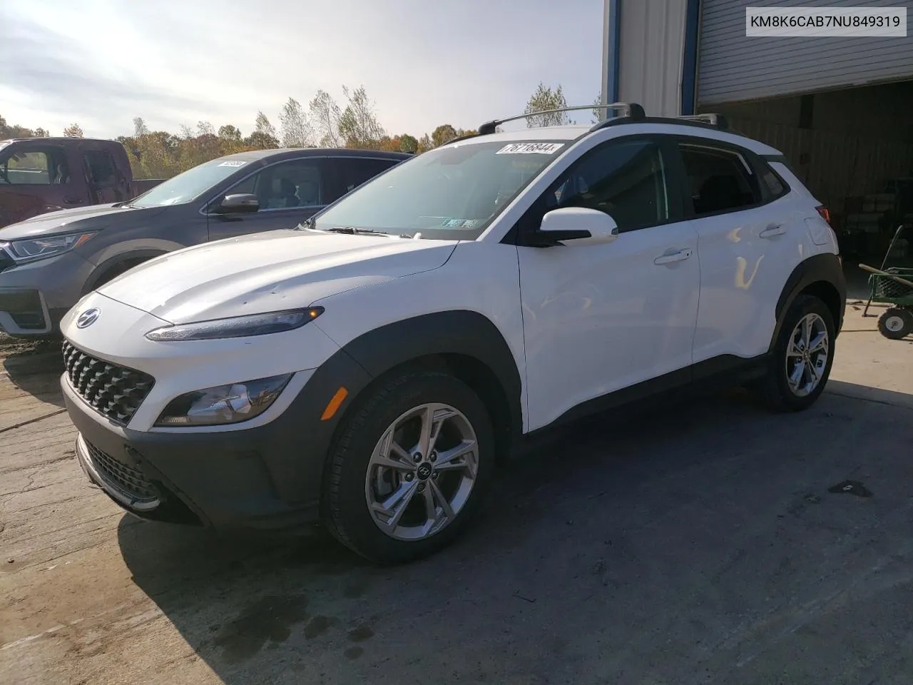 2022 Hyundai Kona Sel VIN: KM8K6CAB7NU849319 Lot: 76716844