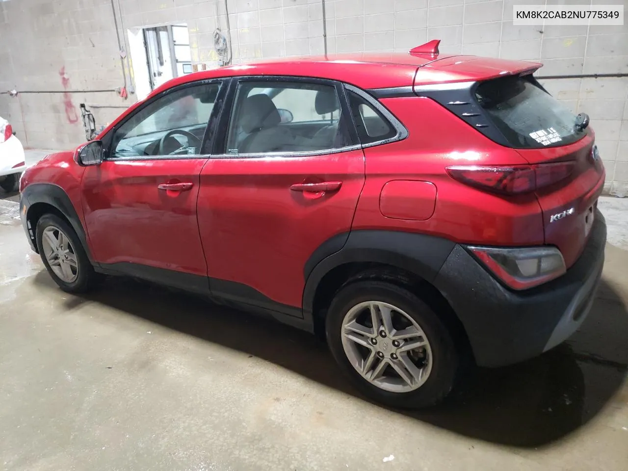 2022 Hyundai Kona Sel VIN: KM8K2CAB2NU775349 Lot: 76966614