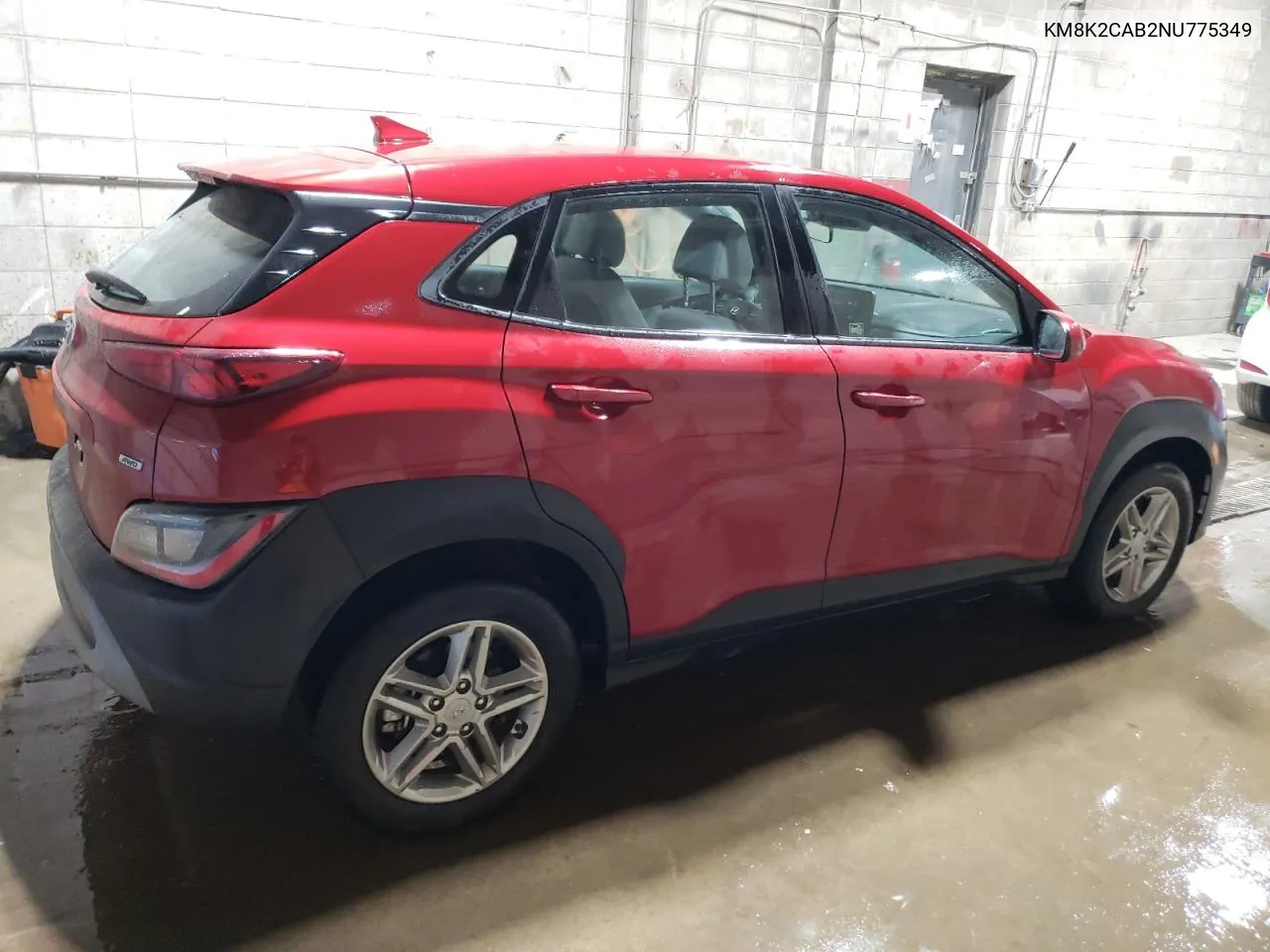 2022 Hyundai Kona Sel VIN: KM8K2CAB2NU775349 Lot: 76966614