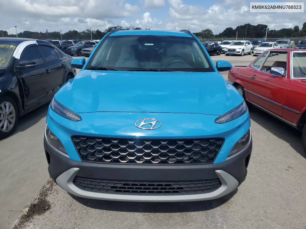 2022 Hyundai Kona Sel VIN: KM8K62AB4NU788523 Lot: 77045134