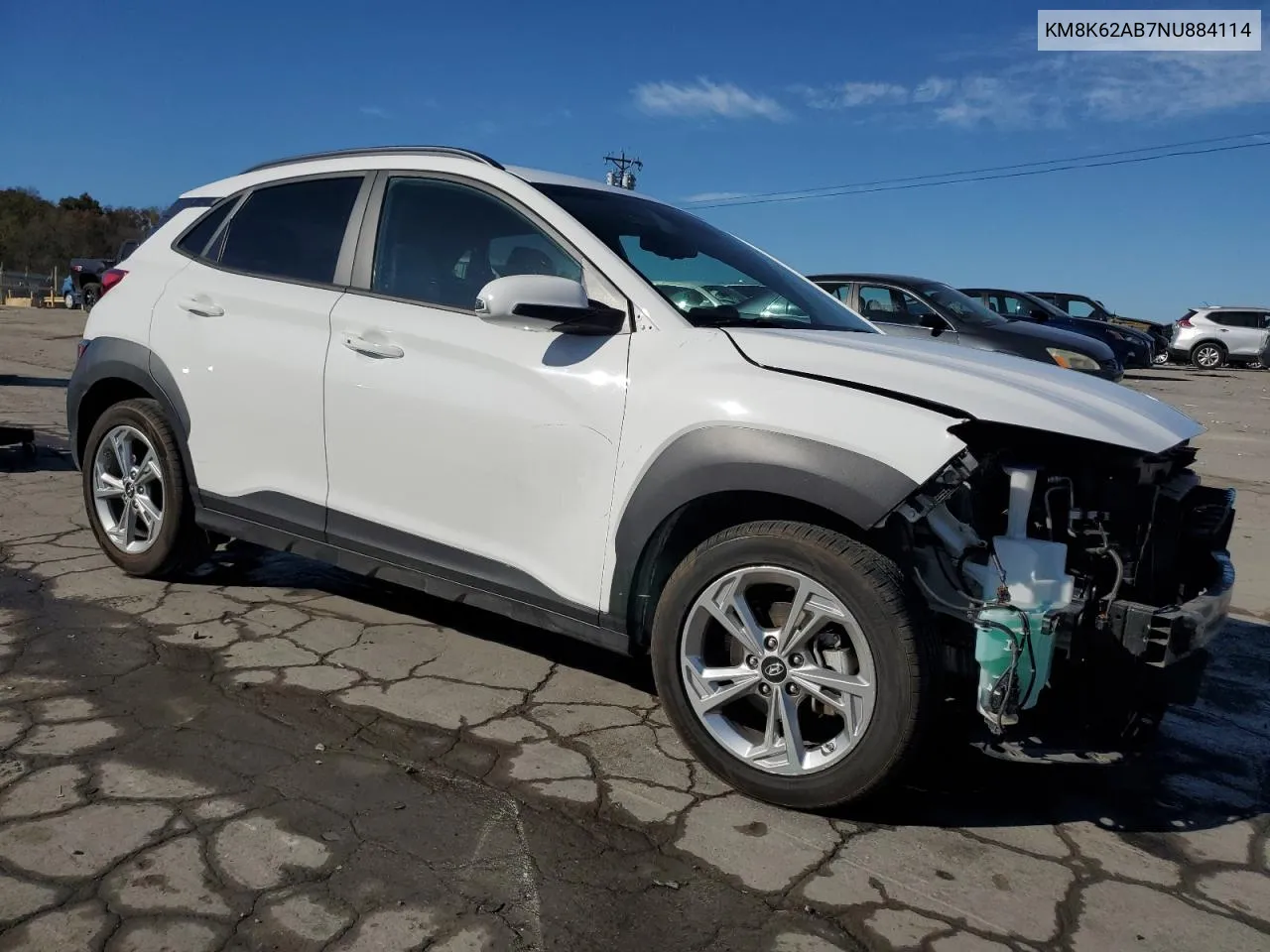 KM8K62AB7NU884114 2022 Hyundai Kona Sel