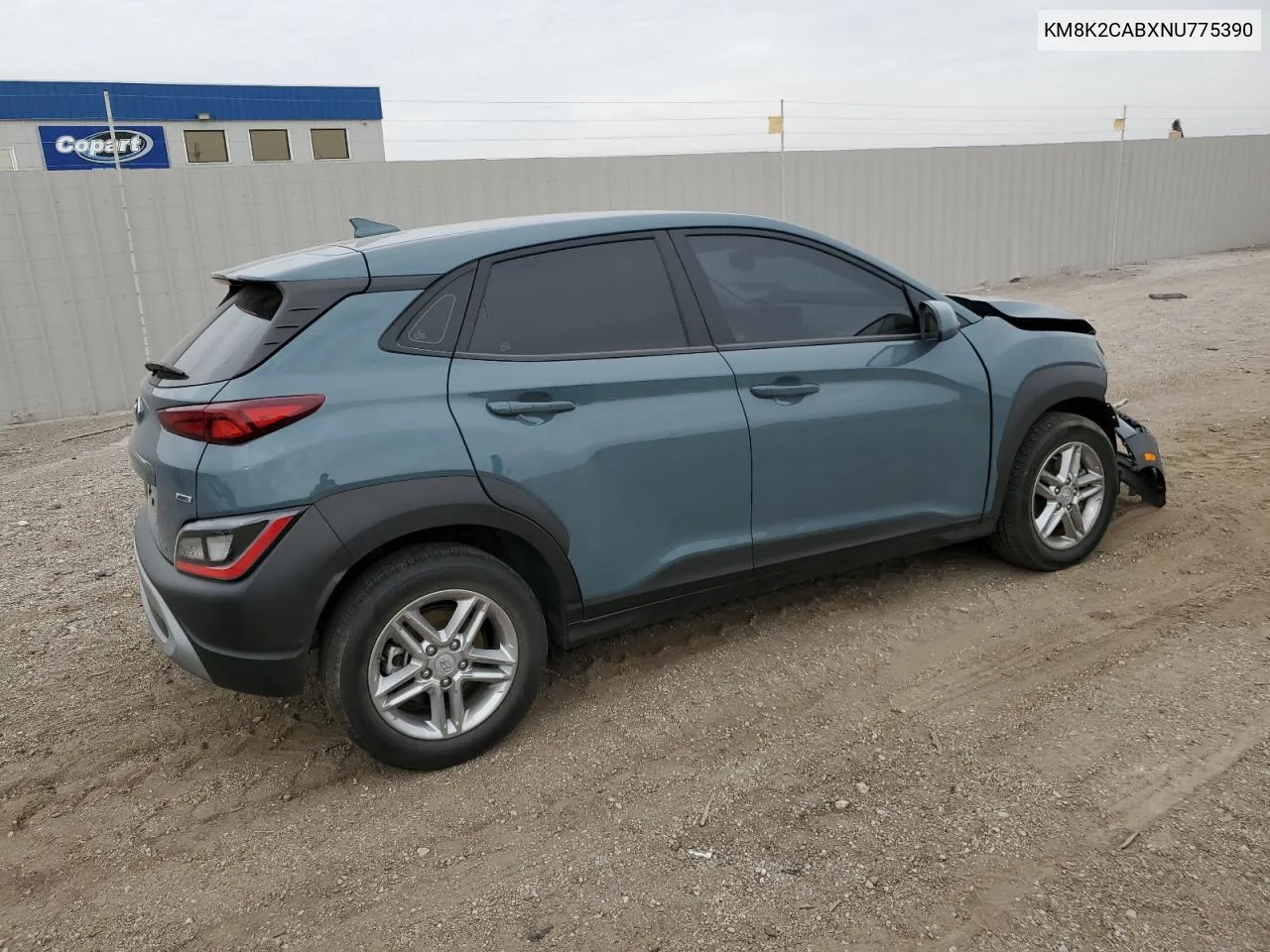 2022 Hyundai Kona Sel VIN: KM8K2CABXNU775390 Lot: 77837364