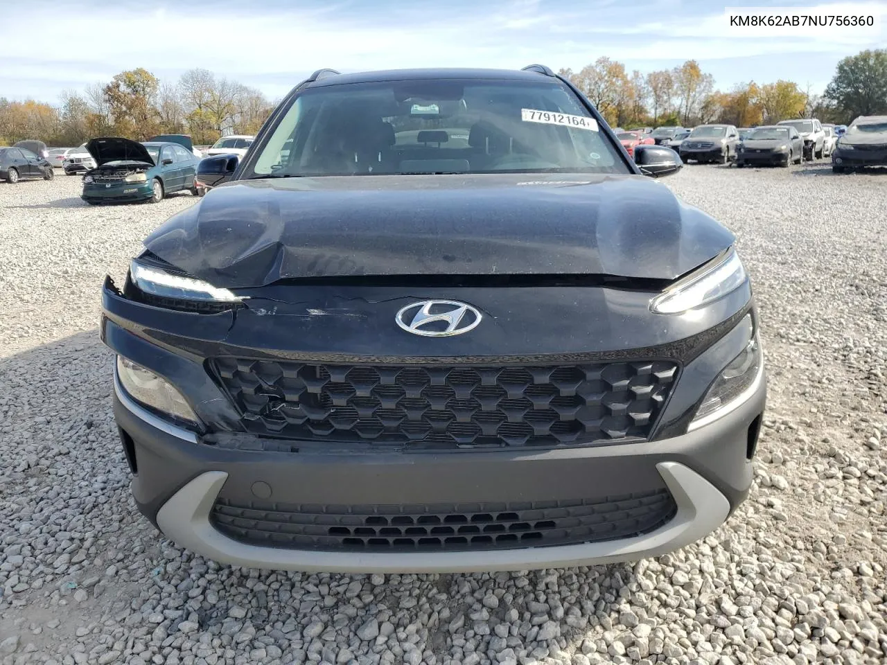 KM8K62AB7NU756360 2022 Hyundai Kona Sel