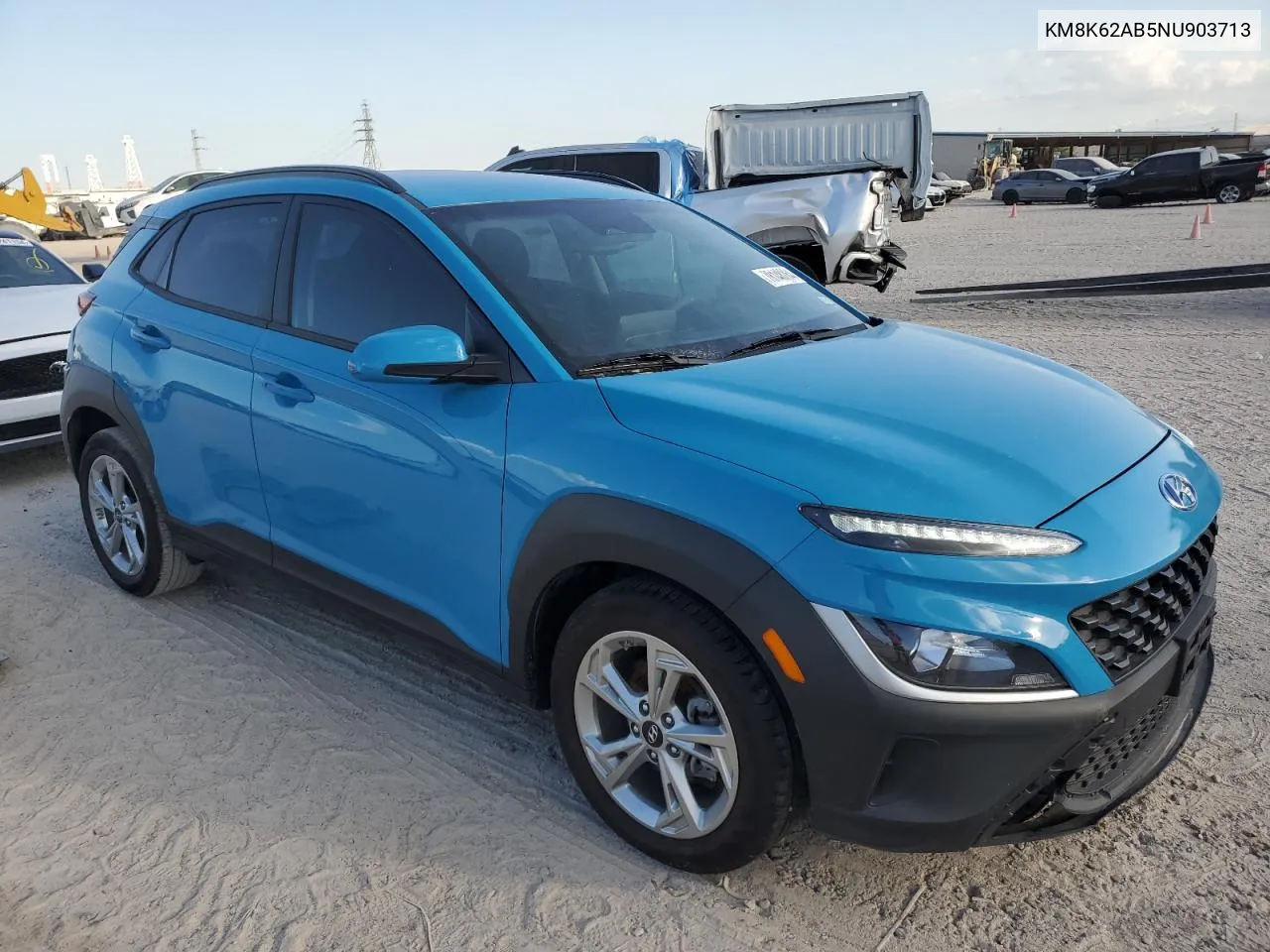 2022 Hyundai Kona Sel VIN: KM8K62AB5NU903713 Lot: 78148264