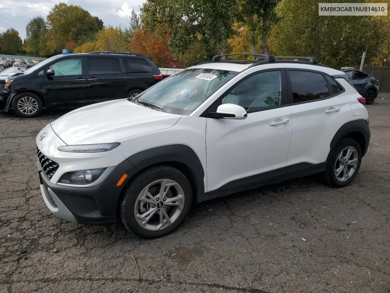 2022 Hyundai Kona Sel VIN: KM8K3CAB1NU814610 Lot: 78303454