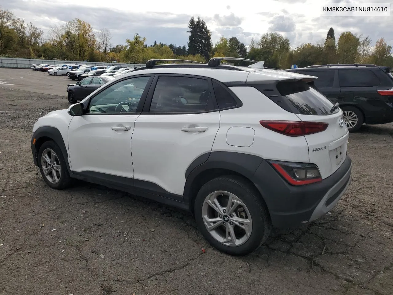 2022 Hyundai Kona Sel VIN: KM8K3CAB1NU814610 Lot: 78303454