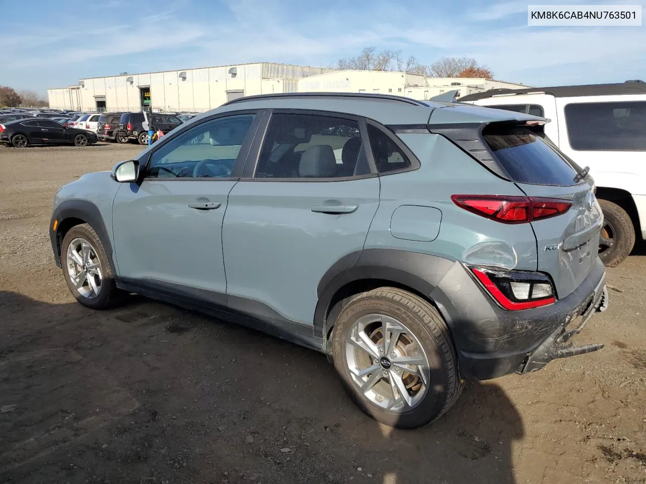 2022 Hyundai Kona Sel VIN: KM8K6CAB4NU763501 Lot: 78380894