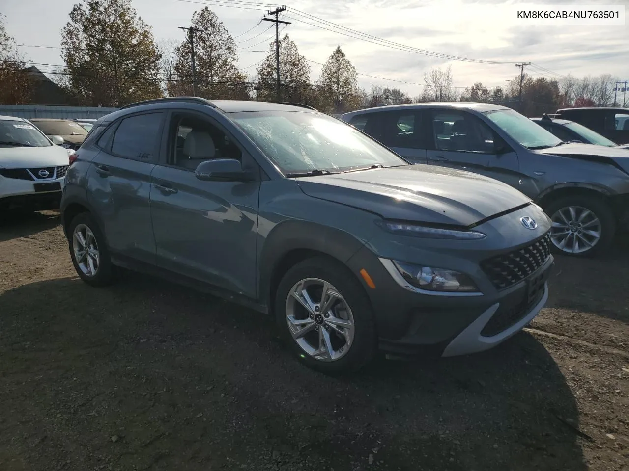 2022 Hyundai Kona Sel VIN: KM8K6CAB4NU763501 Lot: 78380894