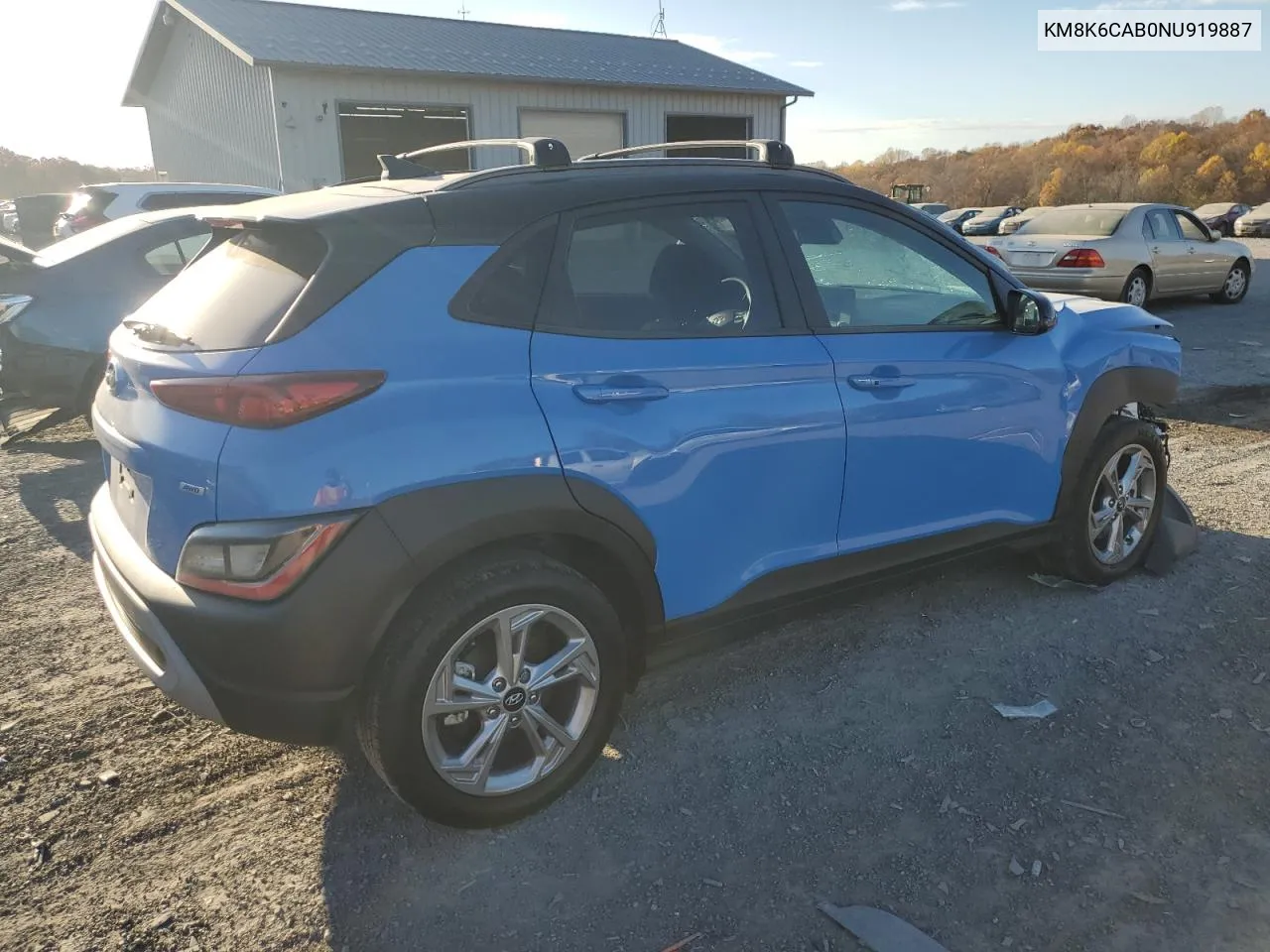 2022 Hyundai Kona Sel VIN: KM8K6CAB0NU919887 Lot: 79178444