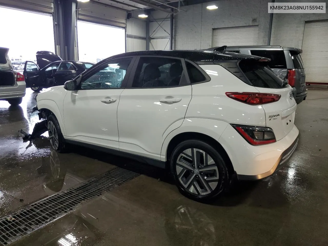 2022 Hyundai Kona Sel VIN: KM8K23AG8NU155942 Lot: 79209524