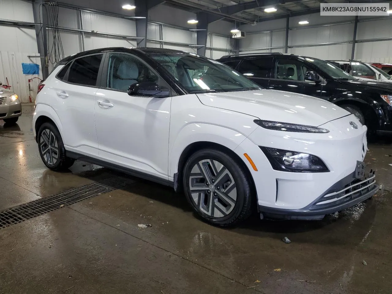 2022 Hyundai Kona Sel VIN: KM8K23AG8NU155942 Lot: 79209524