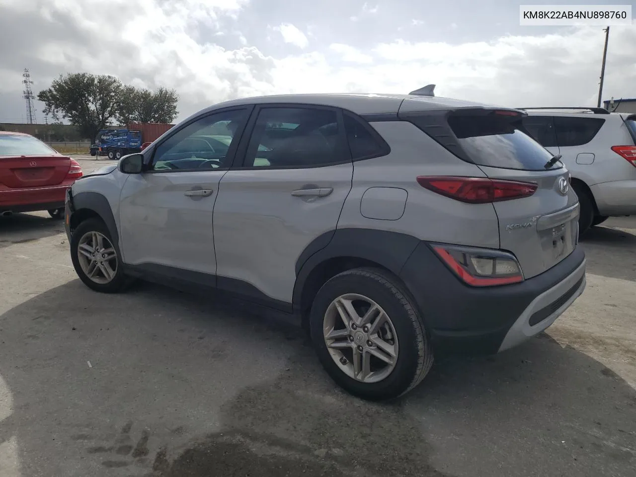 2022 Hyundai Kona Sel VIN: KM8K22AB4NU898760 Lot: 79466334