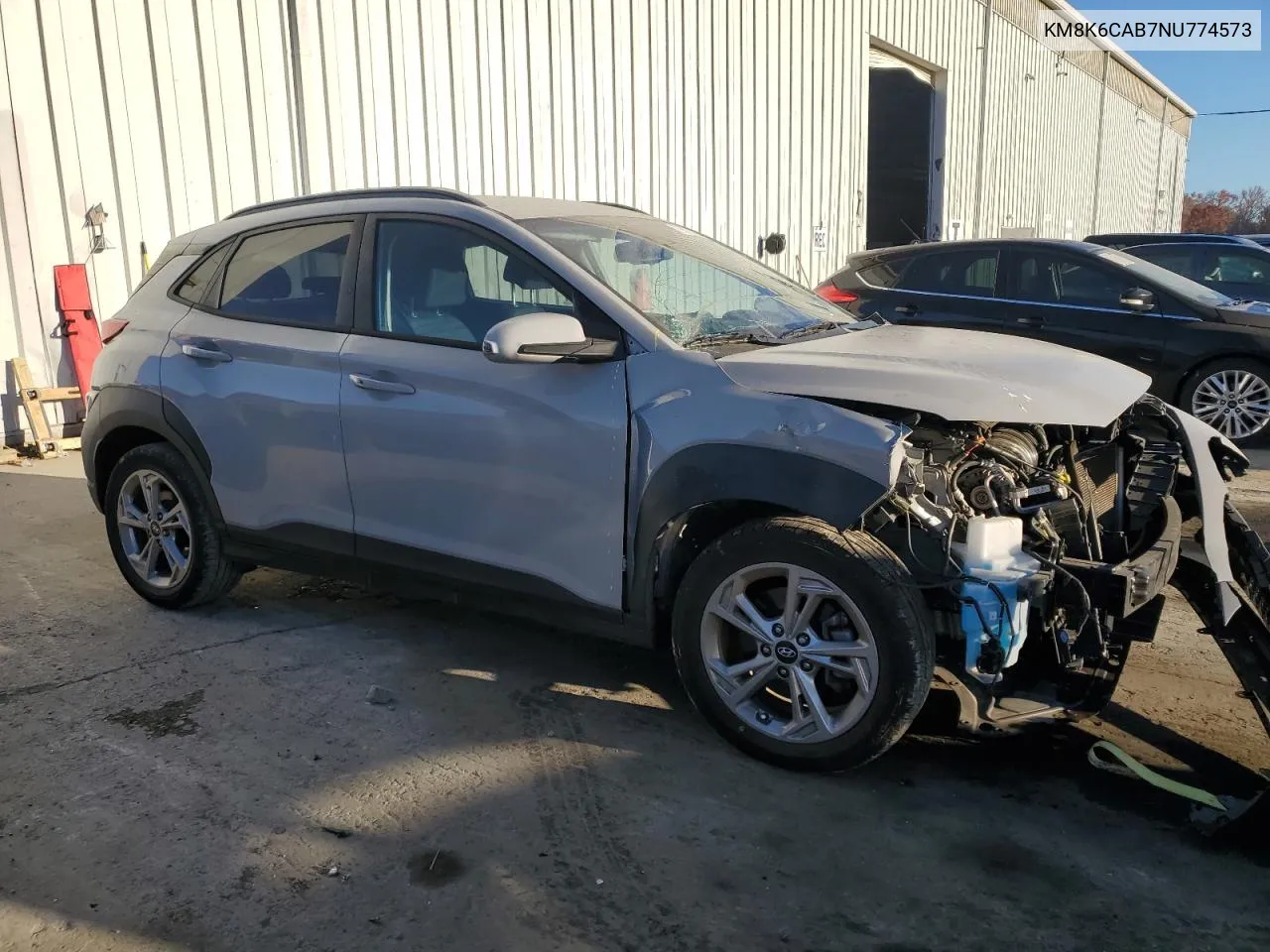 KM8K6CAB7NU774573 2022 Hyundai Kona Sel