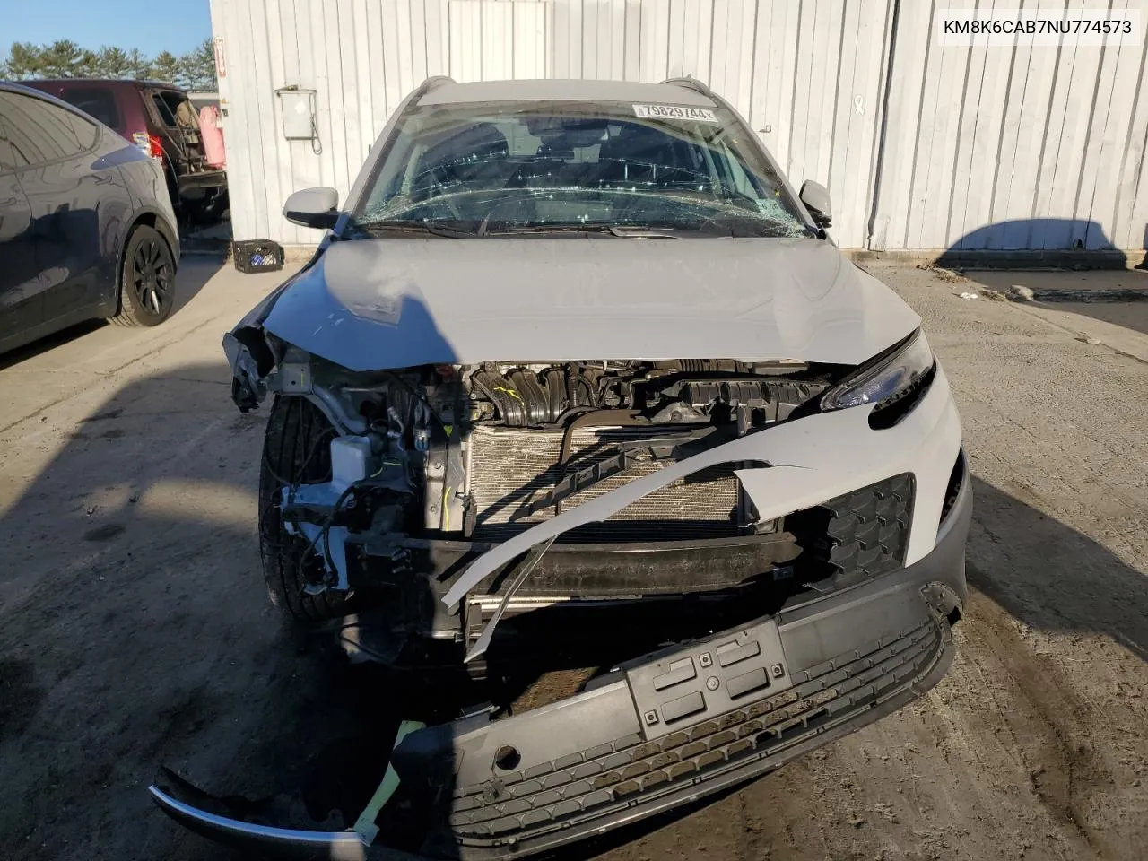 KM8K6CAB7NU774573 2022 Hyundai Kona Sel