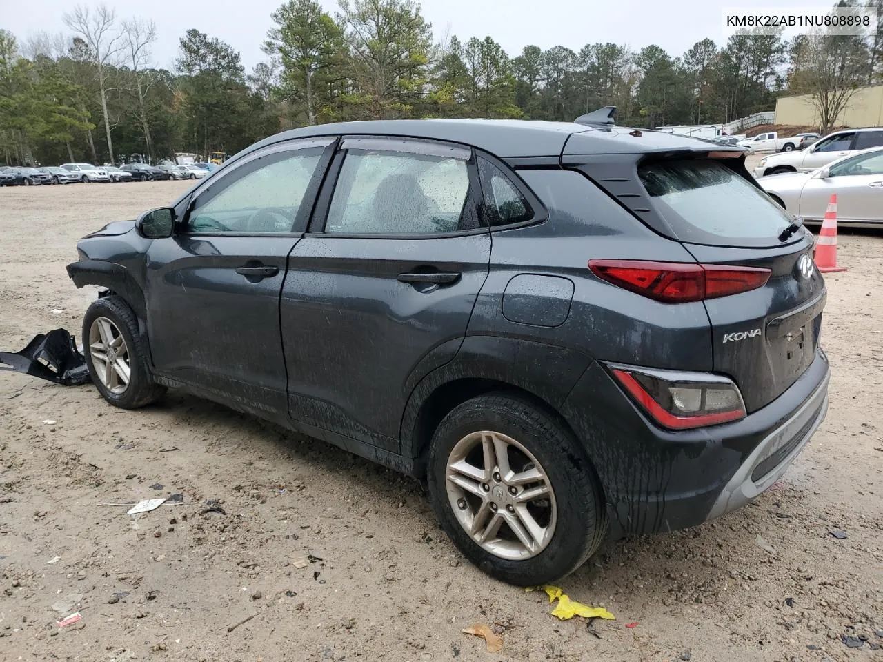 2022 Hyundai Kona Sel VIN: KM8K22AB1NU808898 Lot: 80837914