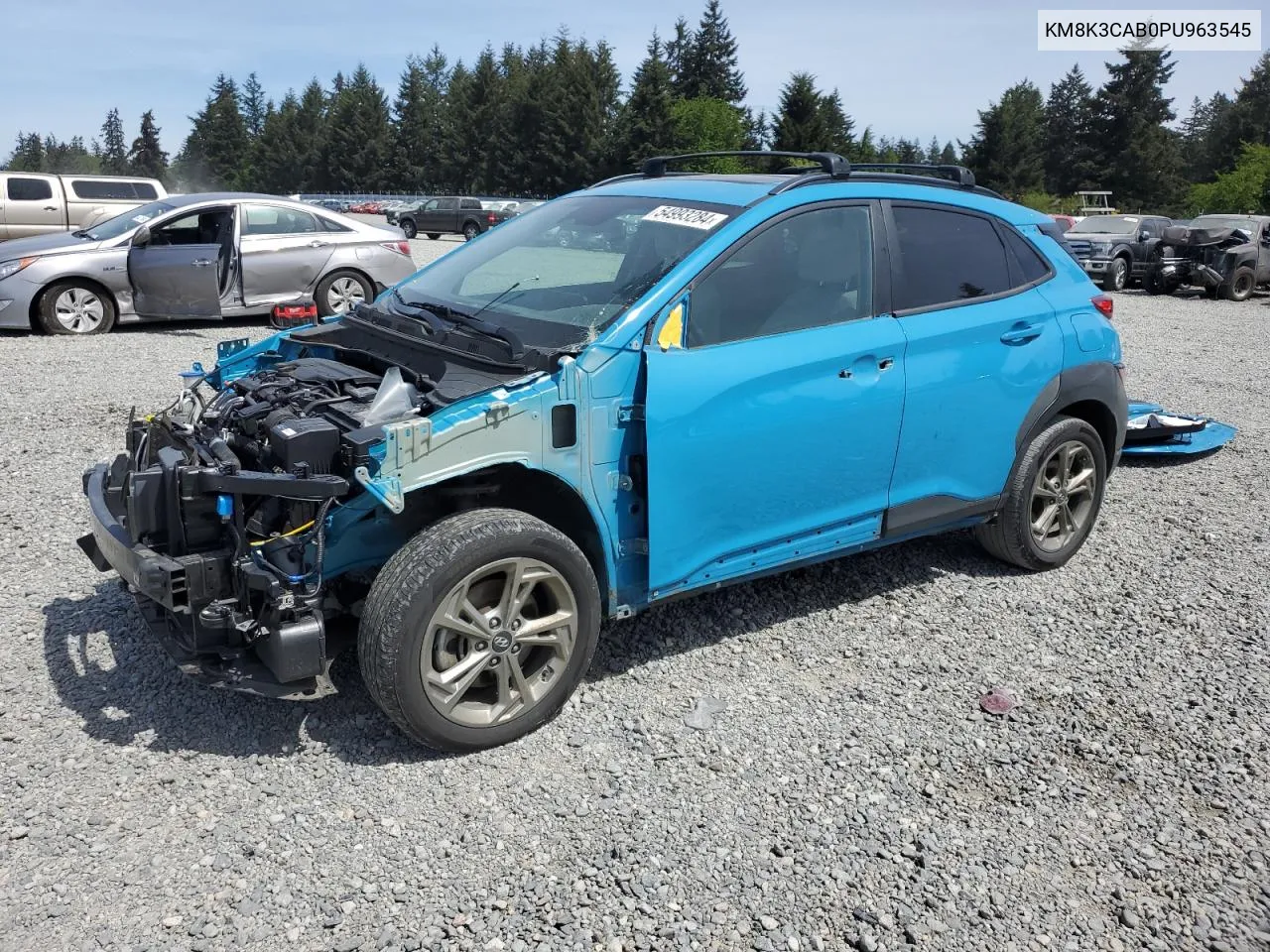 KM8K3CAB0PU963545 2023 Hyundai Kona Sel