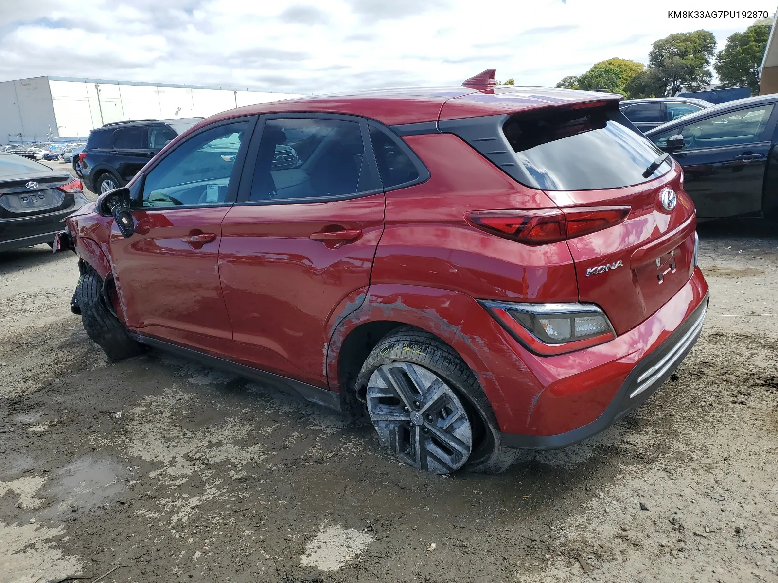 2023 Hyundai Kona Sel VIN: KM8K33AG7PU192870 Lot: 55335414