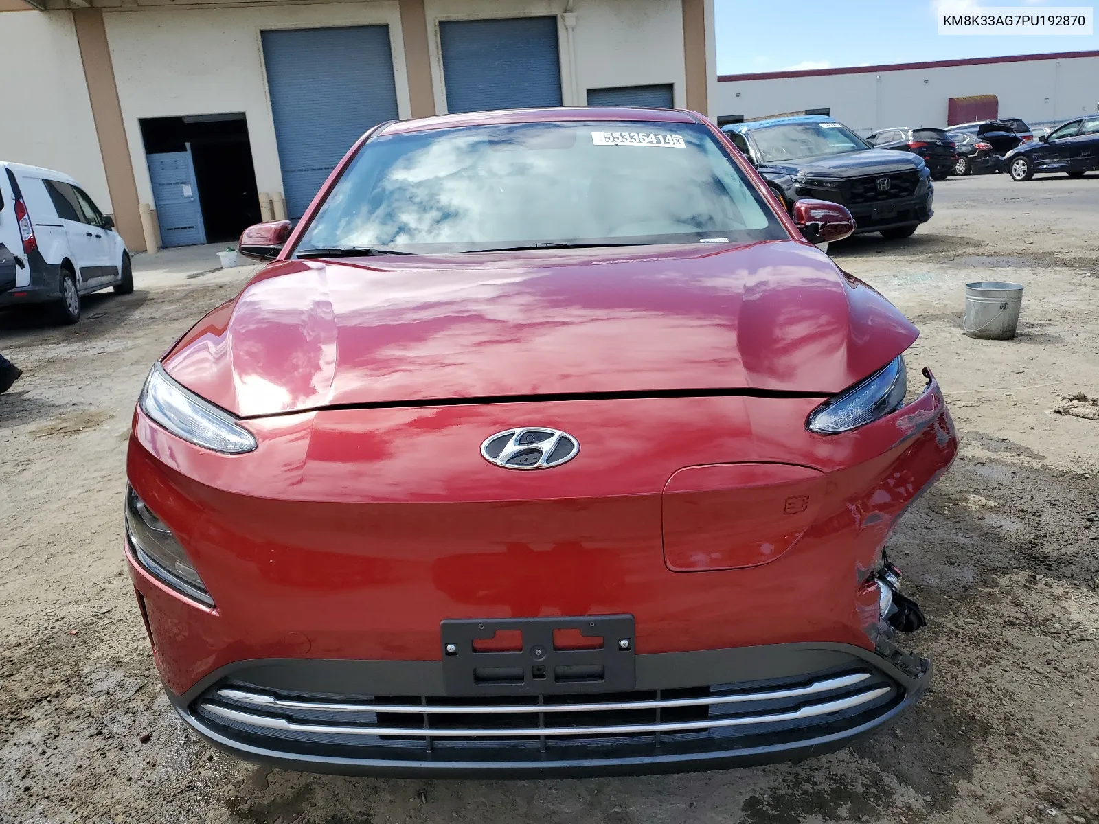 2023 Hyundai Kona Sel VIN: KM8K33AG7PU192870 Lot: 55335414