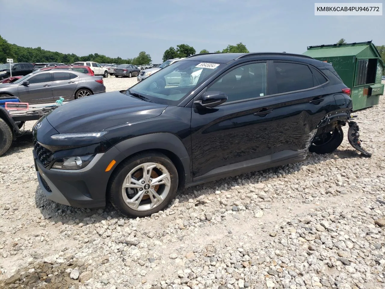 2023 Hyundai Kona Sel VIN: KM8K6CAB4PU946772 Lot: 59645854