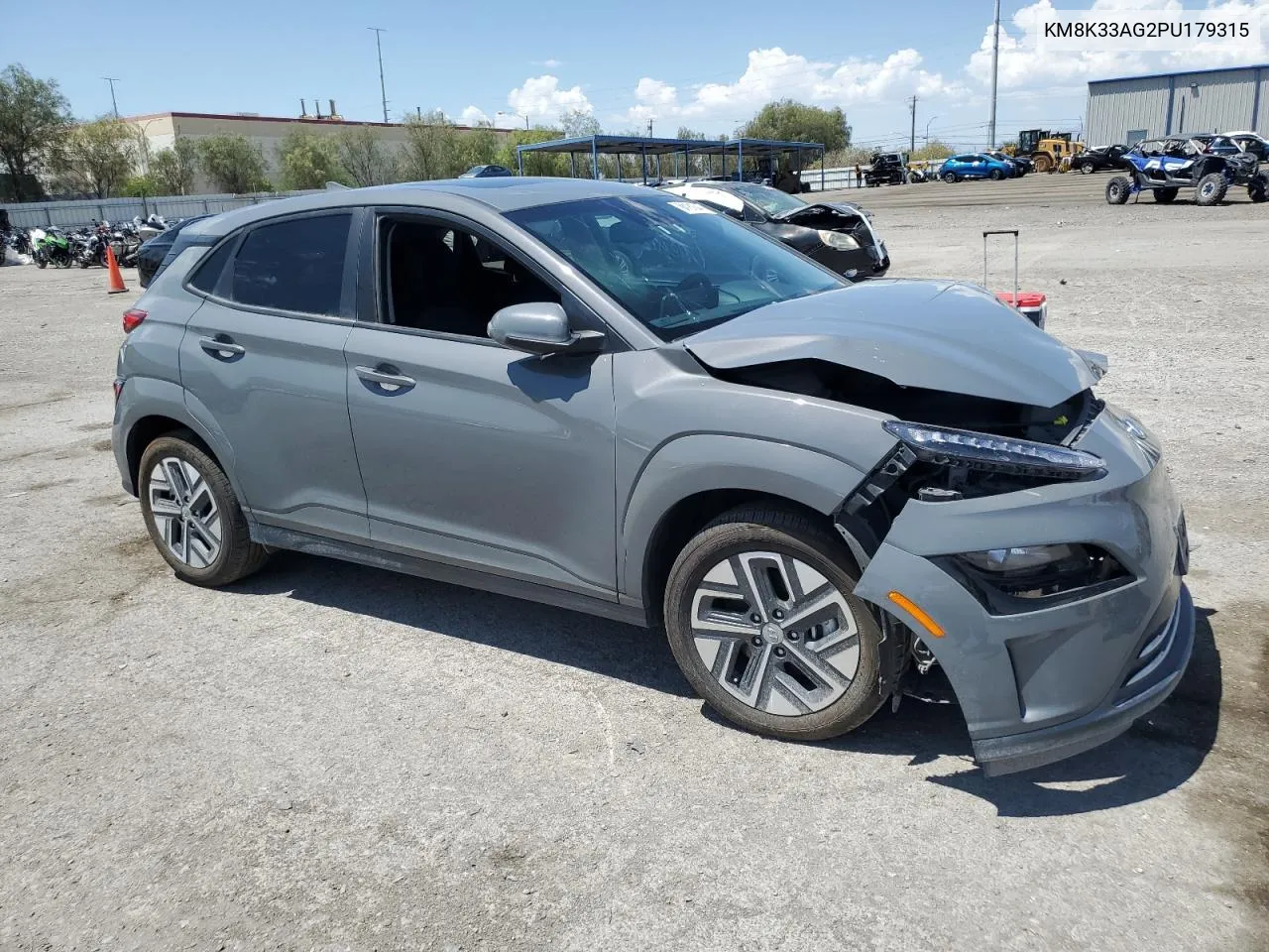 2023 Hyundai Kona Sel VIN: KM8K33AG2PU179315 Lot: 64181844