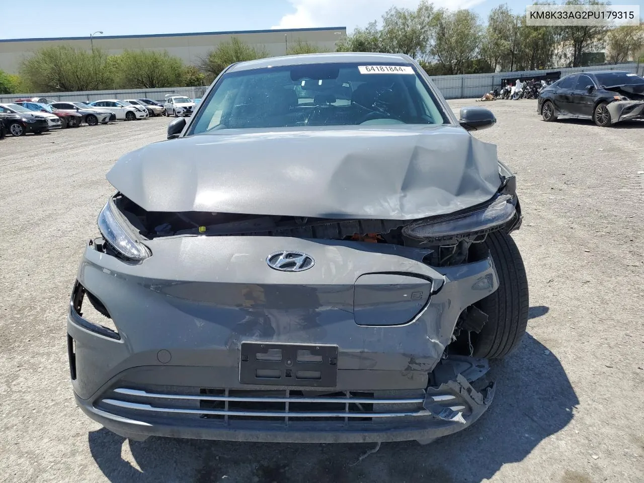 2023 Hyundai Kona Sel VIN: KM8K33AG2PU179315 Lot: 64181844